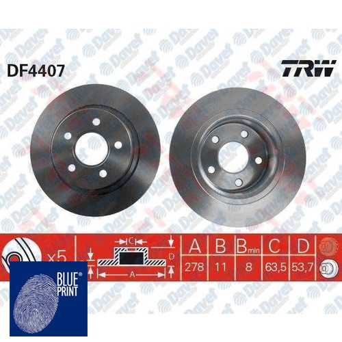 FORD CONNECT FORD FREN DISKI ARKA Ürün Görseli